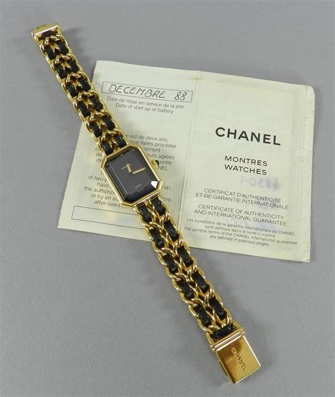 chanel paris plaque or g20m quartz swiss made price